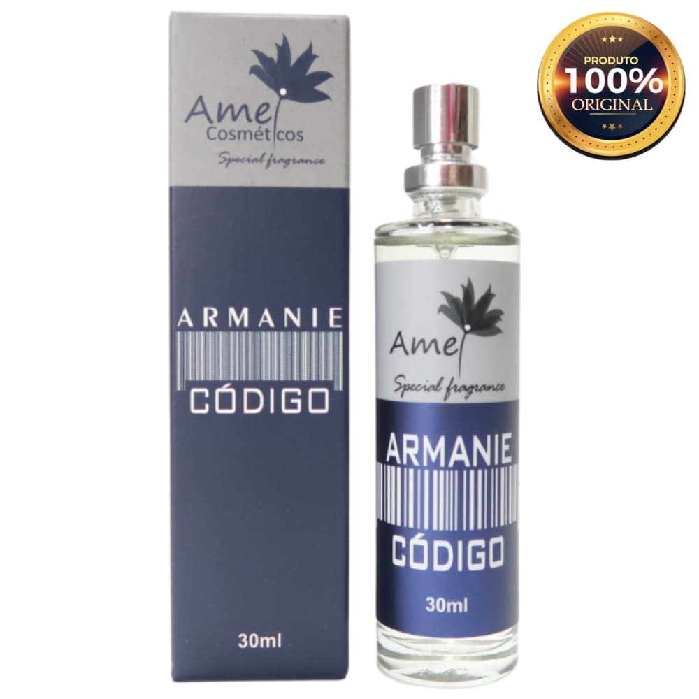 A. Código Perfume Masculino Amei Cosméticos 30ml Alta Fixação Essência Importada Parfum