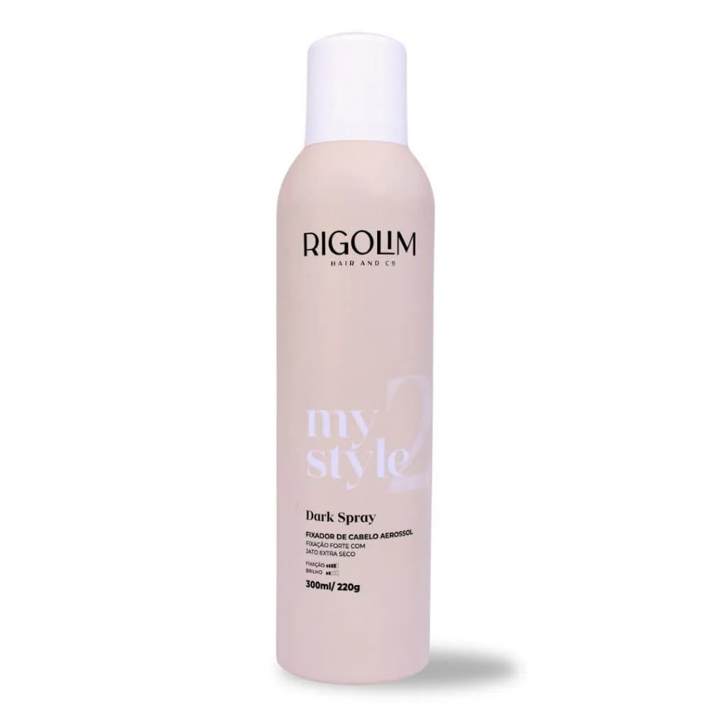 Spray Fixador Dark 300ml - RIGOLIM HAIR &amp; CO