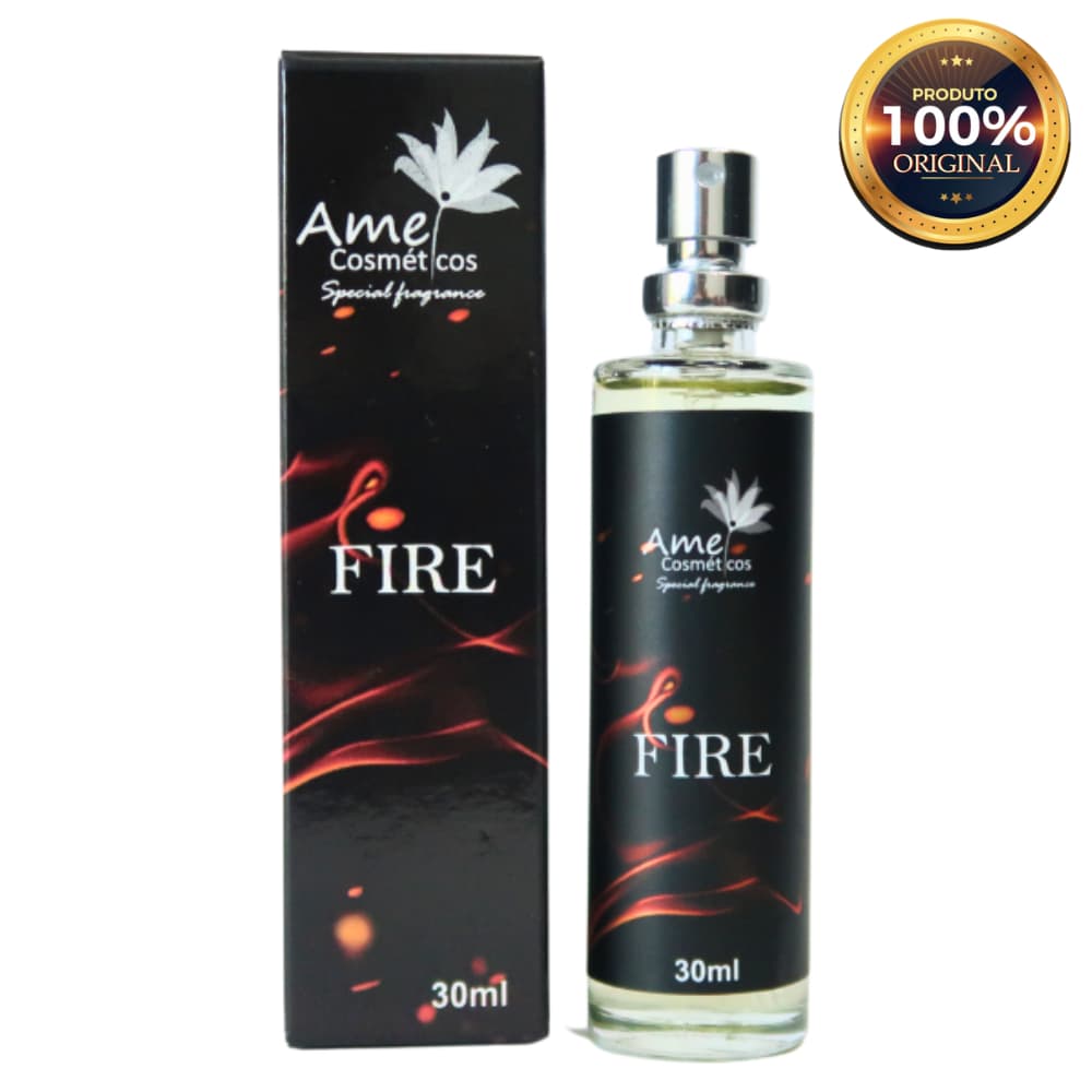 Fire Perfume Masculino Amei Cosméticos 30ml Alta Fixação Essência Importada Parfum