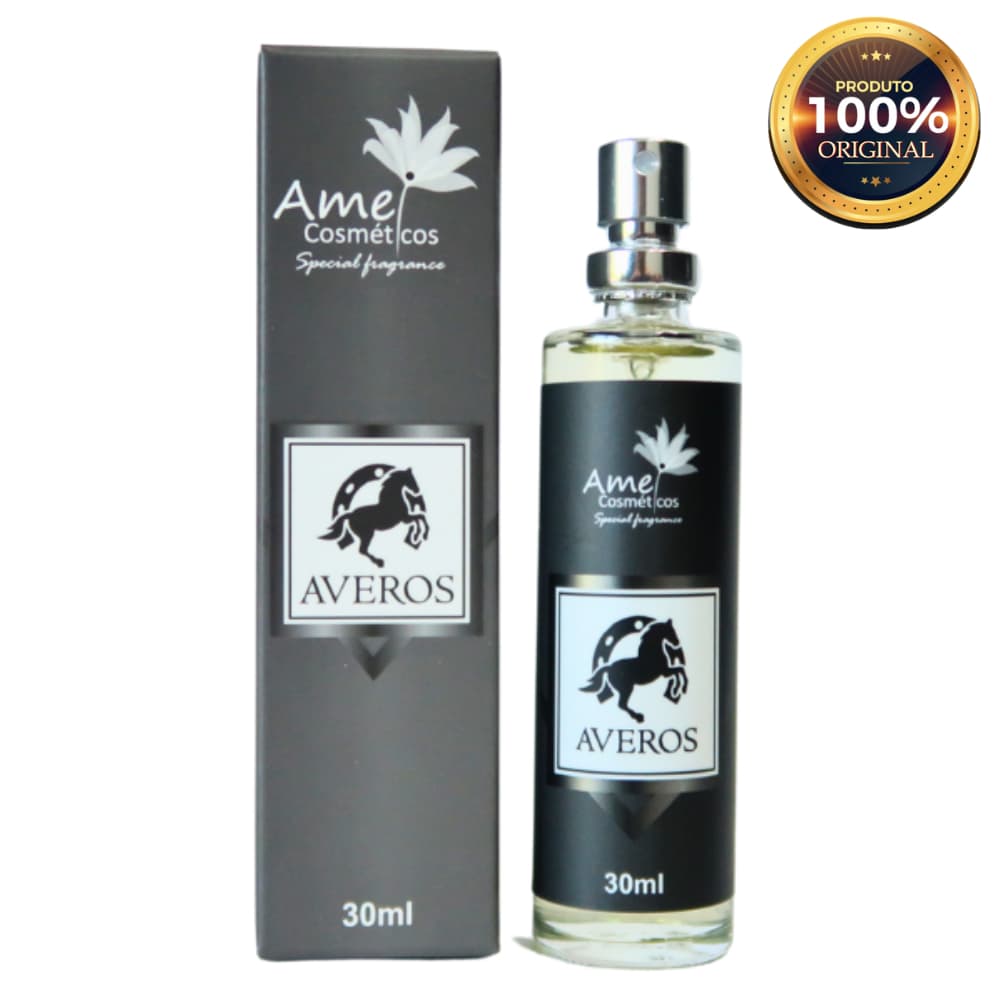 Averos Perfume Masculino Amei Cosméticos 30ml Alta Fixação Essência Importada Parfum