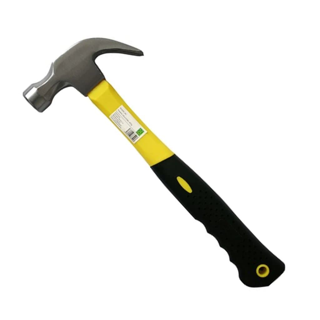 Martelo Unha Profissional Com Cabo Emborrachado Cabeça 27mm Portátil