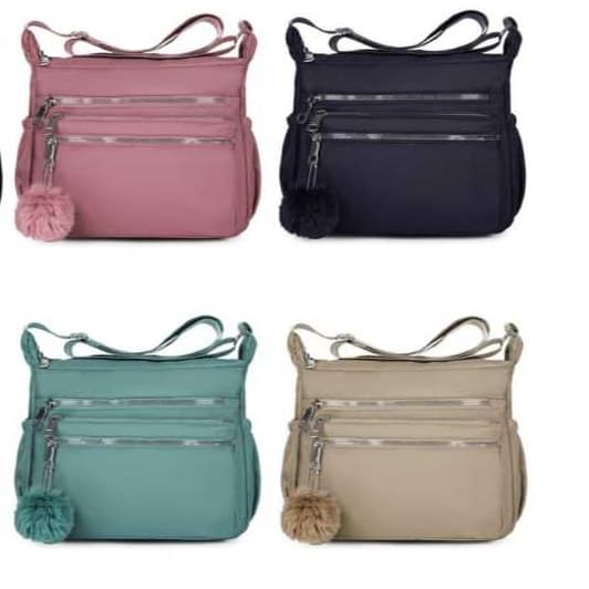 Bolsa Feminina ombro Transversal Impermeável Crossbody com Alça Ajustável Estilosa Leve casual