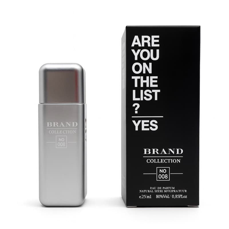 Perfume Masculino 25ml Brand Collection Nº 008 – Fragrância Moderna e Intensa