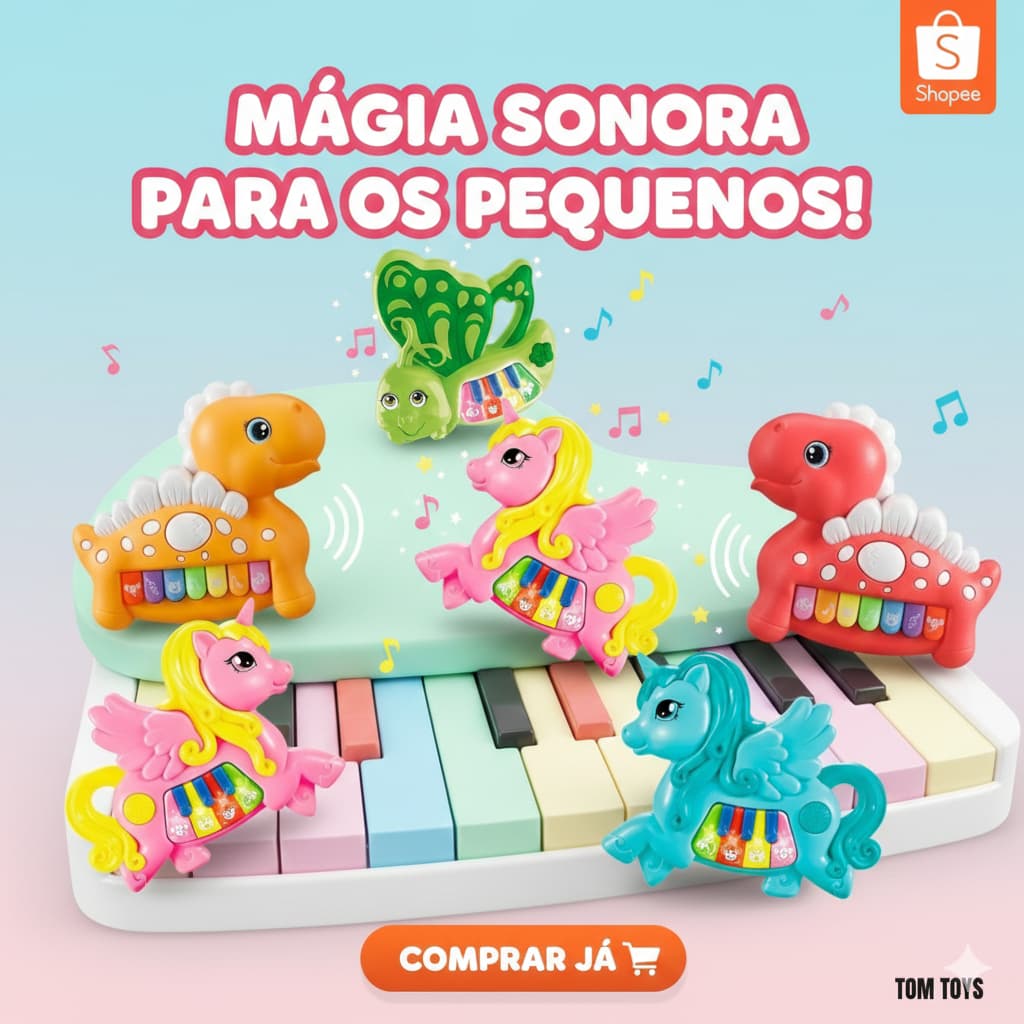Brinquedo teclado Música do bebê piano DINOSSAURO/UNICORNIO/BUTTERFLY infantil educacional