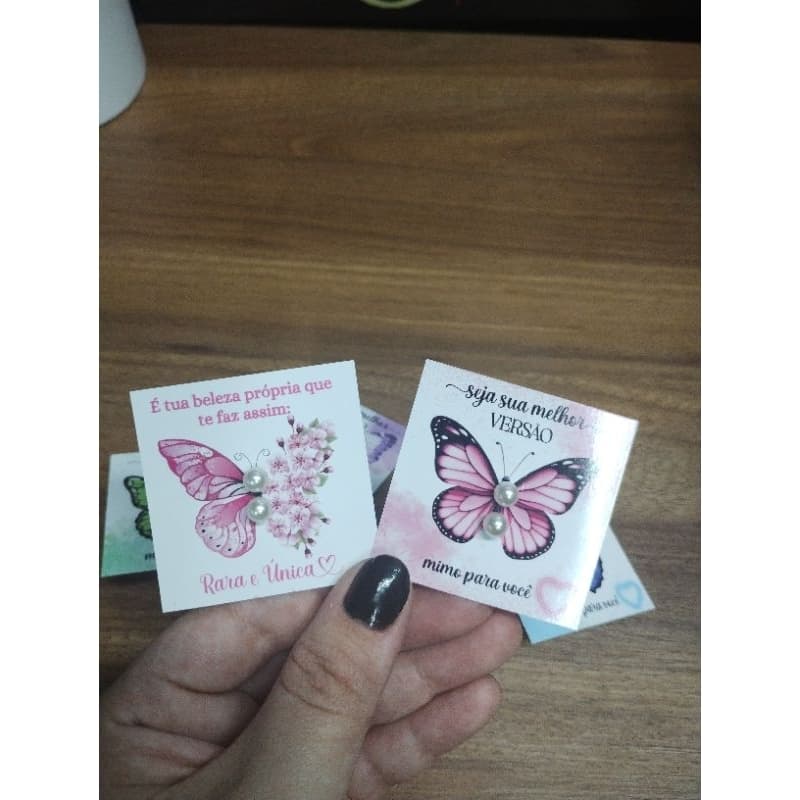 50un tags + brinco pérola para brindes, mimos, lembrancinhas