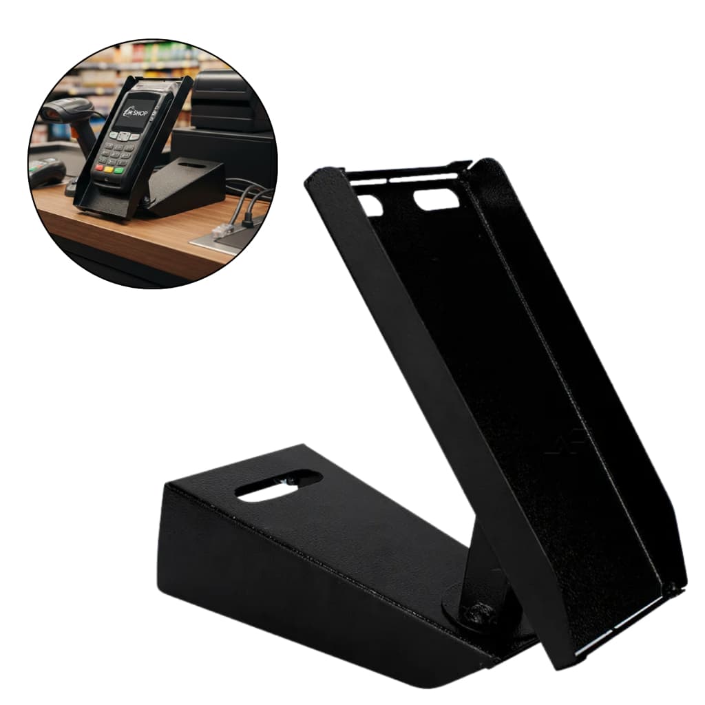 Suporte Para Pinpad Checkout Rápido Atendimentos Comércio Varejista Supermercado Máquina Cartão