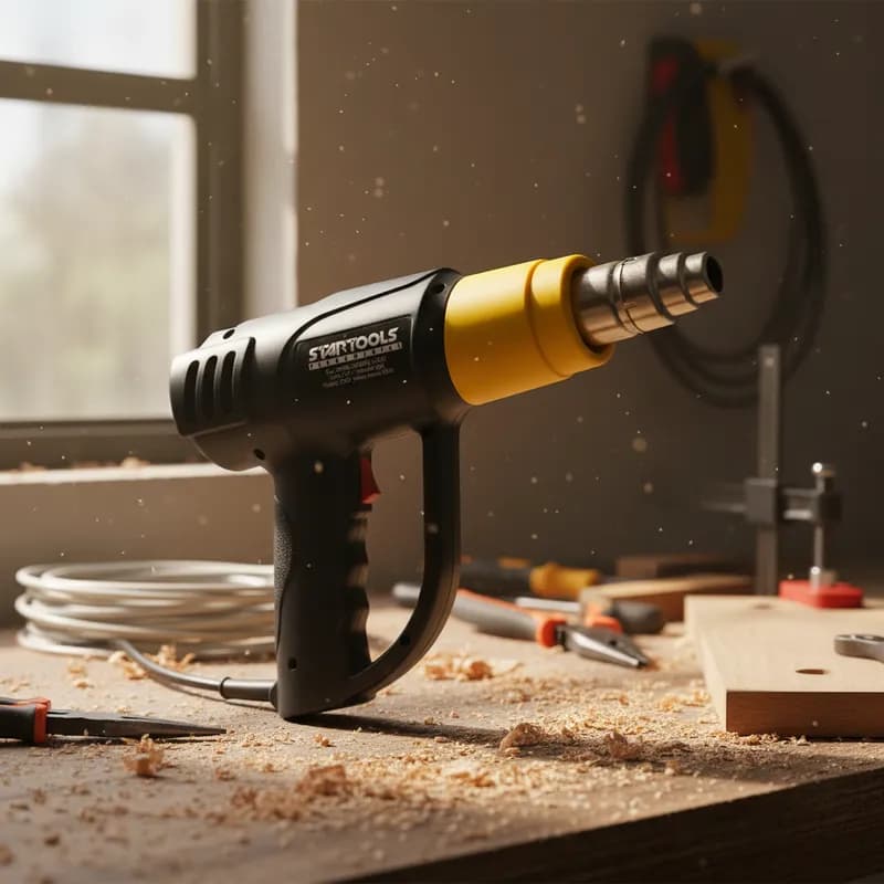 Soprador Térmico Profissional 2000W Bico Removível Controle Temperatura 2 Níveis  Insulfilm Adesivo