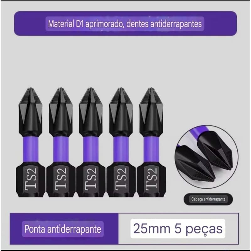 kit chave de fenda pequeno 25mm 5 peças