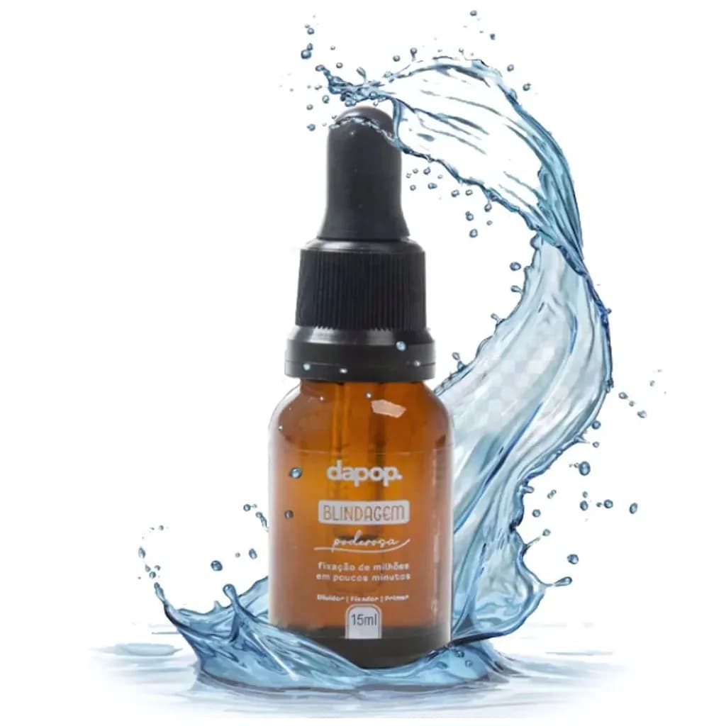 Blindagem de Maquiagem Poderosa Dapop - Diluidor, Fixador e Primer 15ml Maquiagem
