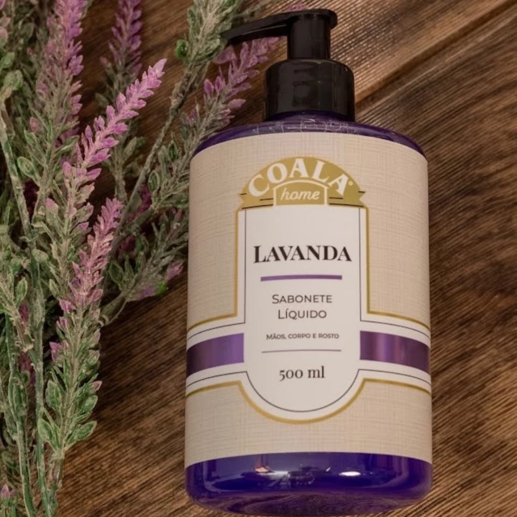 Sabonete Líquido Lavanda Mãos Corpo e Rosto Coala 500ml