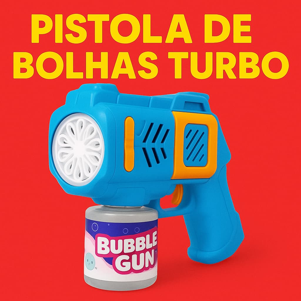 AZUL - Bubble Gun – Pistola de Bolhas Automática