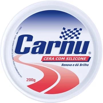 Cera Automotiva Carnu C/ Silicone 200g SM Importado – Brilho Intenso e Proteção