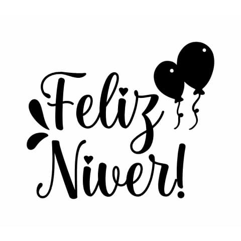 10 Adesivos Recorte Vinil Feliz Niver