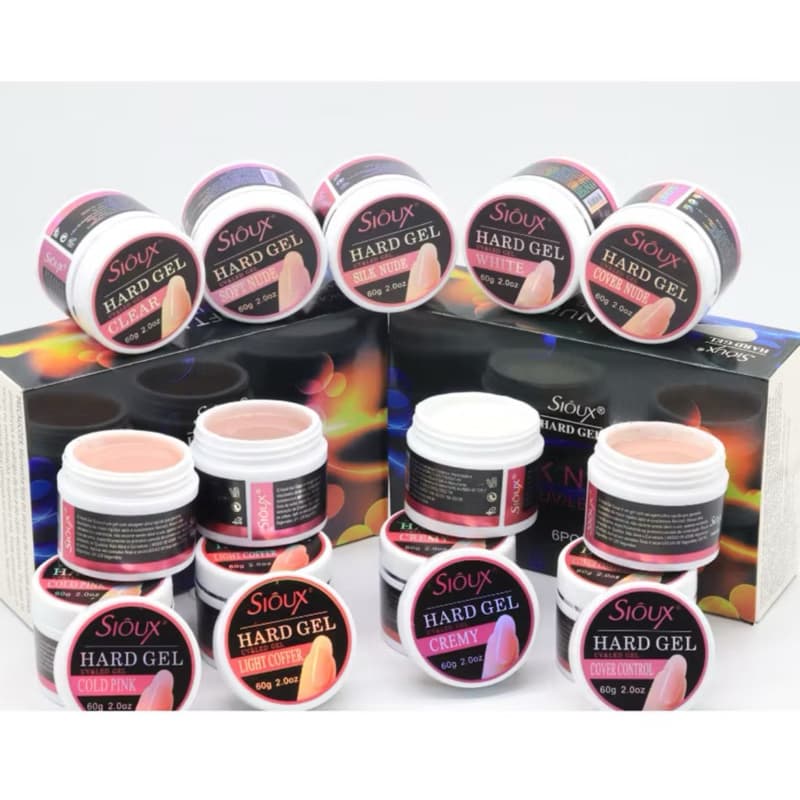 Gel UV/LED Hard Gel Sioux  – Unhas em Gel – Alongamento e Blindagem 15g – Várias Cores) m