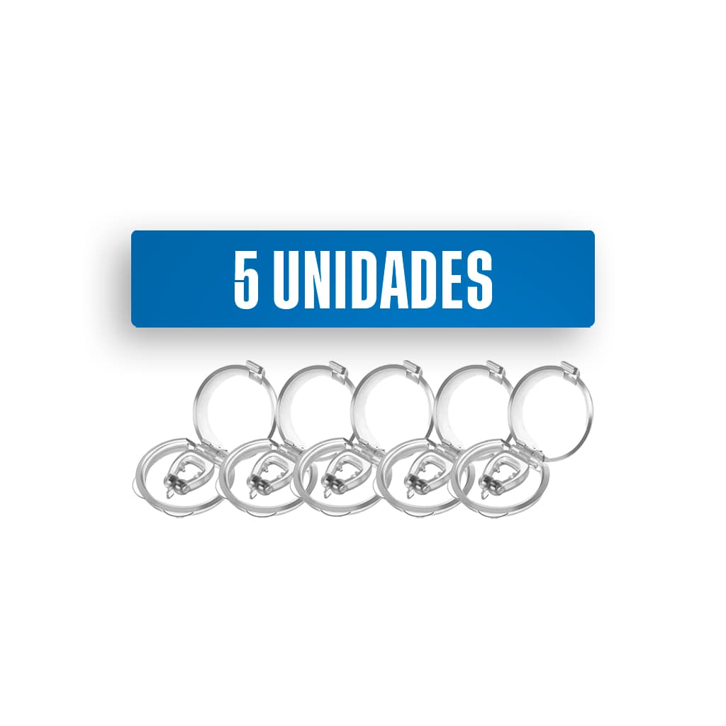 Kit 2/5 Clip Nasal Anti Ronco Clipe Dispositivo Magnético Dilatador Para Dormir Bem e Reduzir Apneia