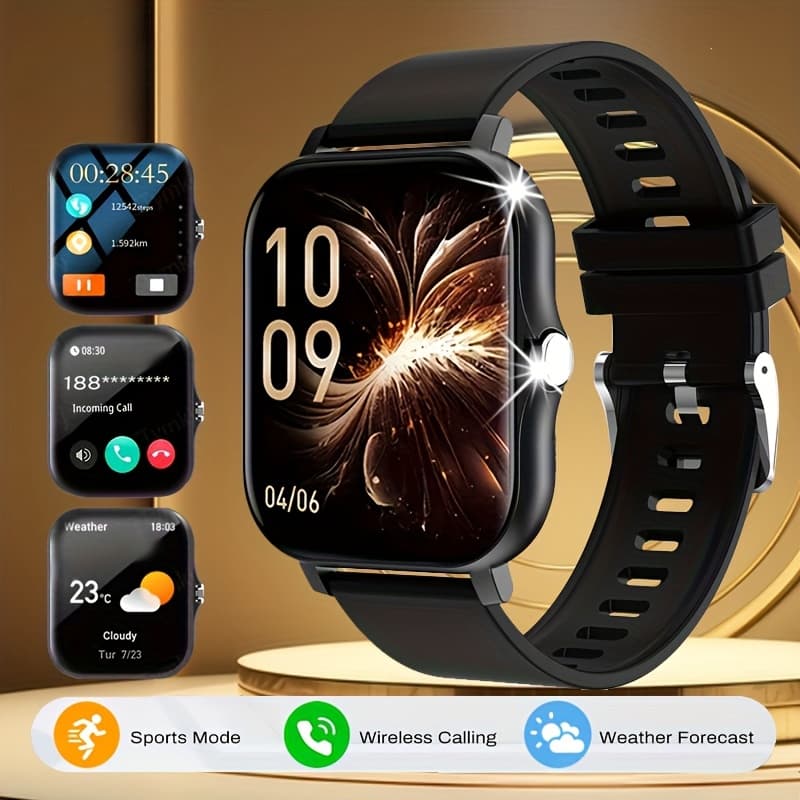 YANG WIERA relógio smart watch for men chamadas bluetooth À prova d'água Esportes Fitness Relógio inteligente