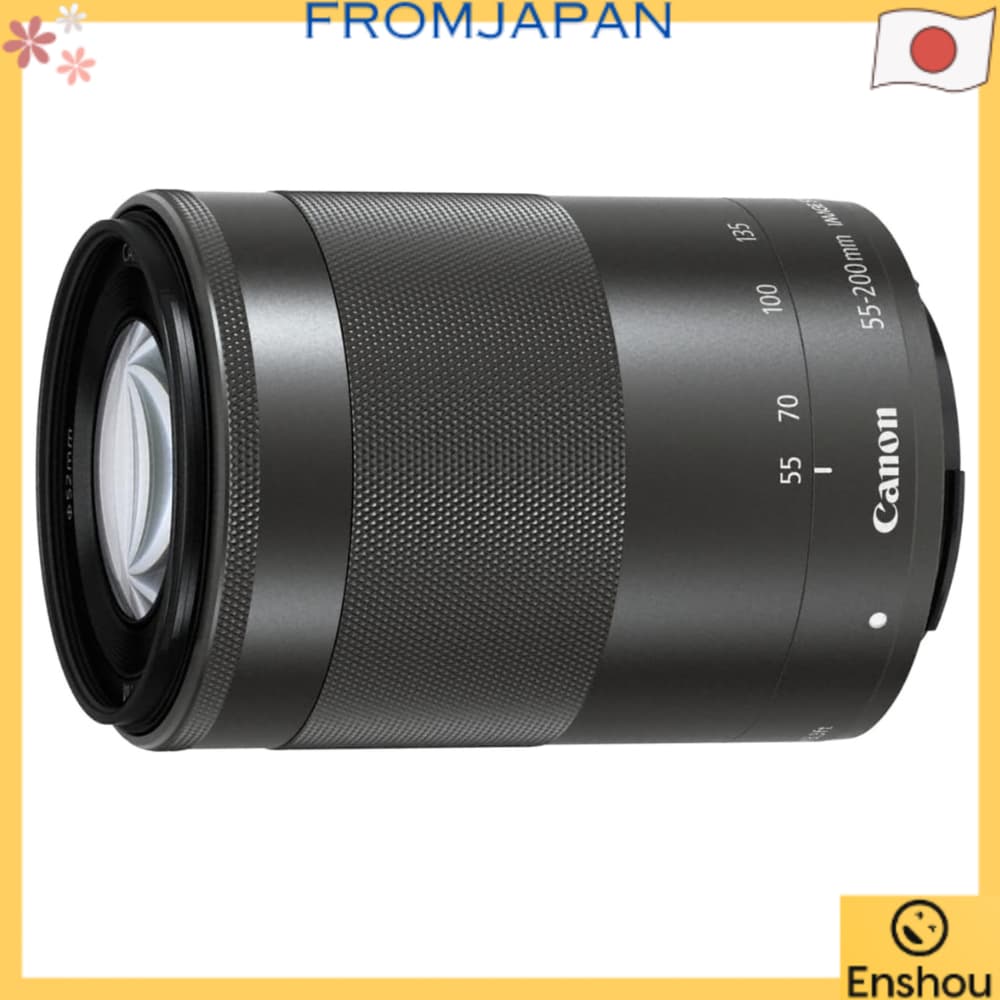 Do Japão [Used]Canon Telephoto Zoom Lens EF-M55-200mm F4.5-6.3 IS STM (For Mirrorless) EF-M55-200ISSTM Canon EF-M