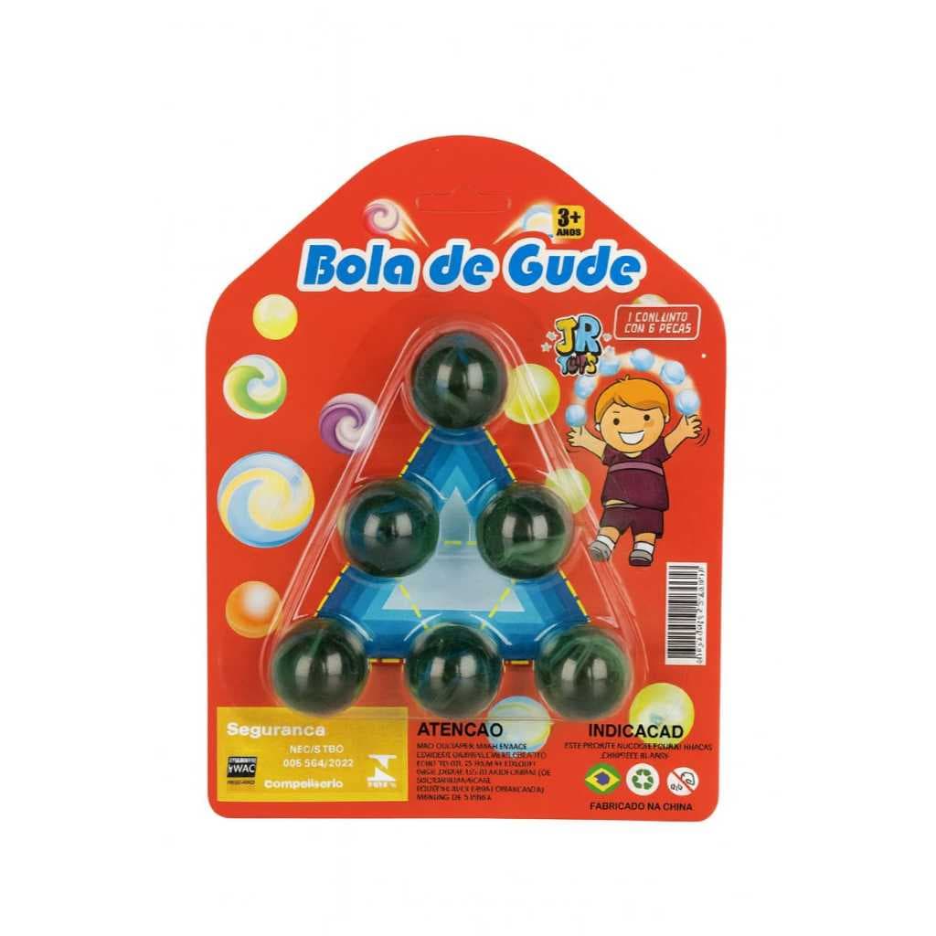 Bolinha de Gude Vidro Bolicão Americana Leitosa