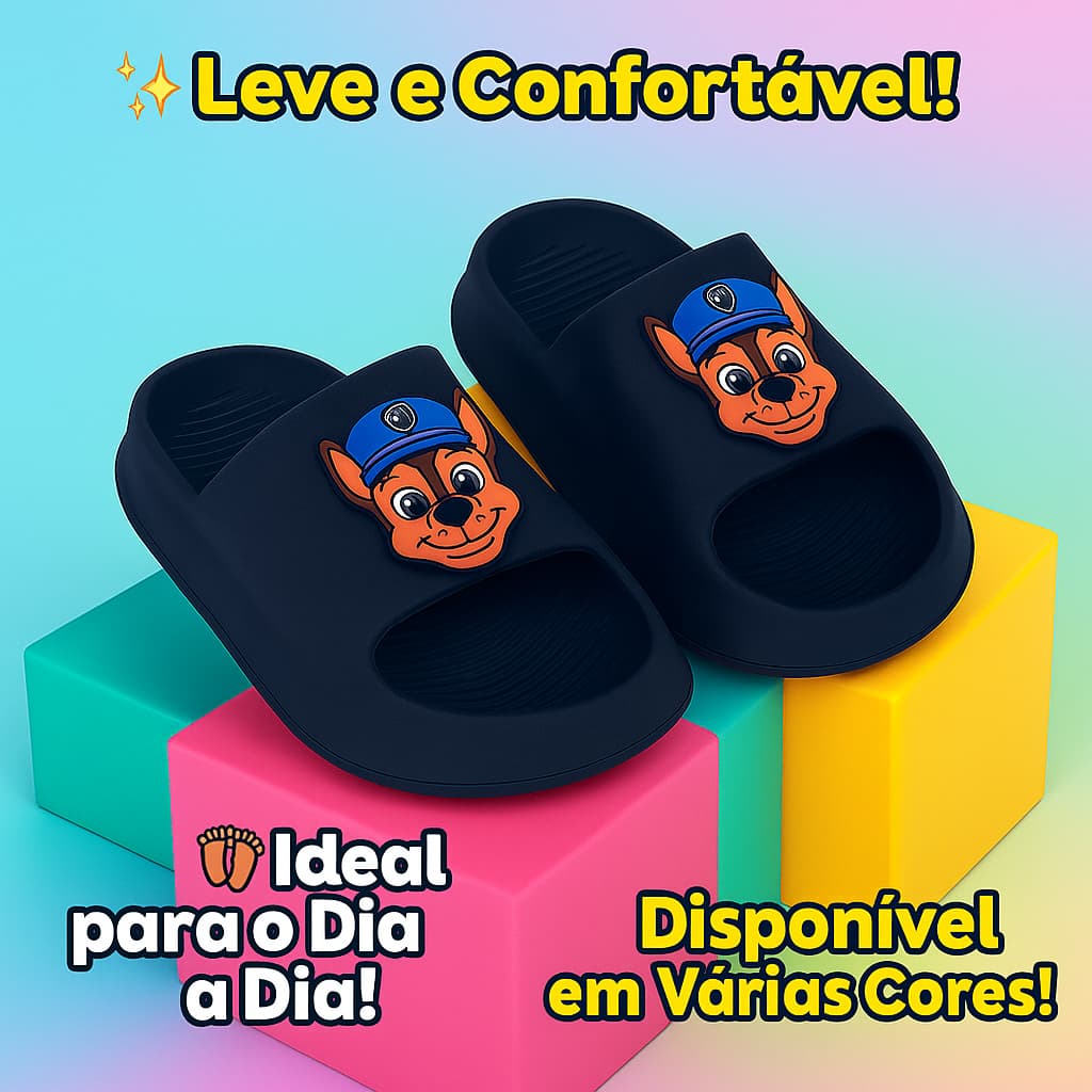 Chinelo Slide Infantil Personagem do 26 ao 35 Promoção  ref04