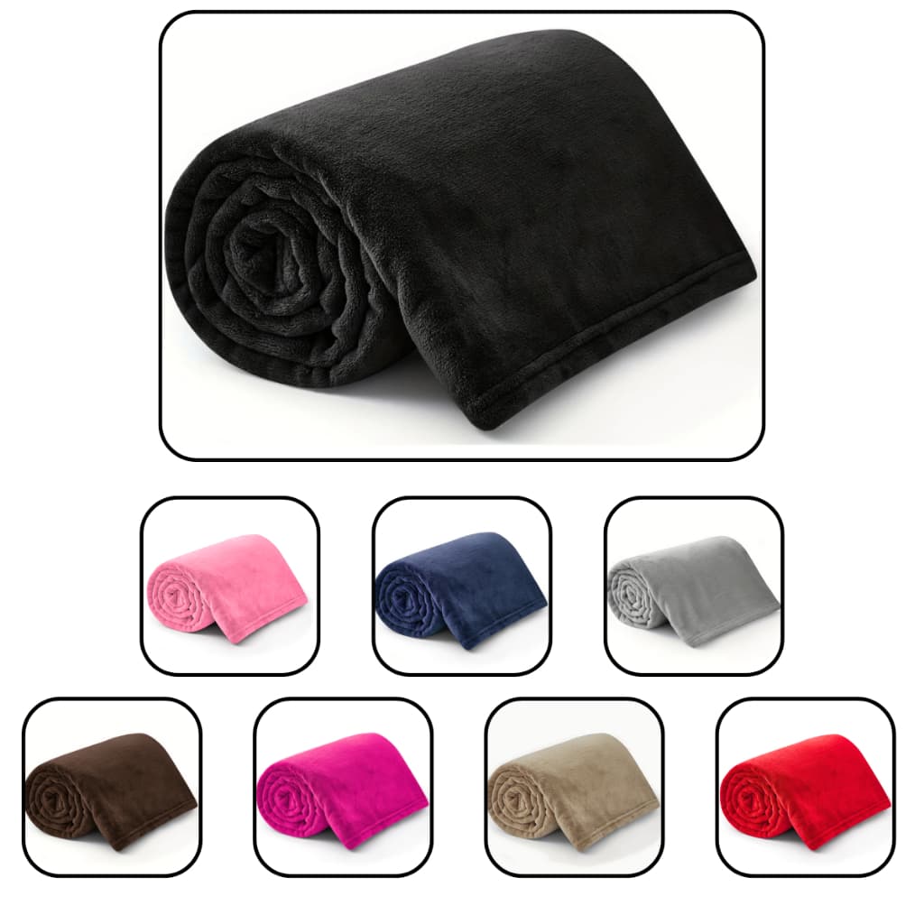 Coberta Manta Soft Casal Microfibra Anti-Alérgica Veludo