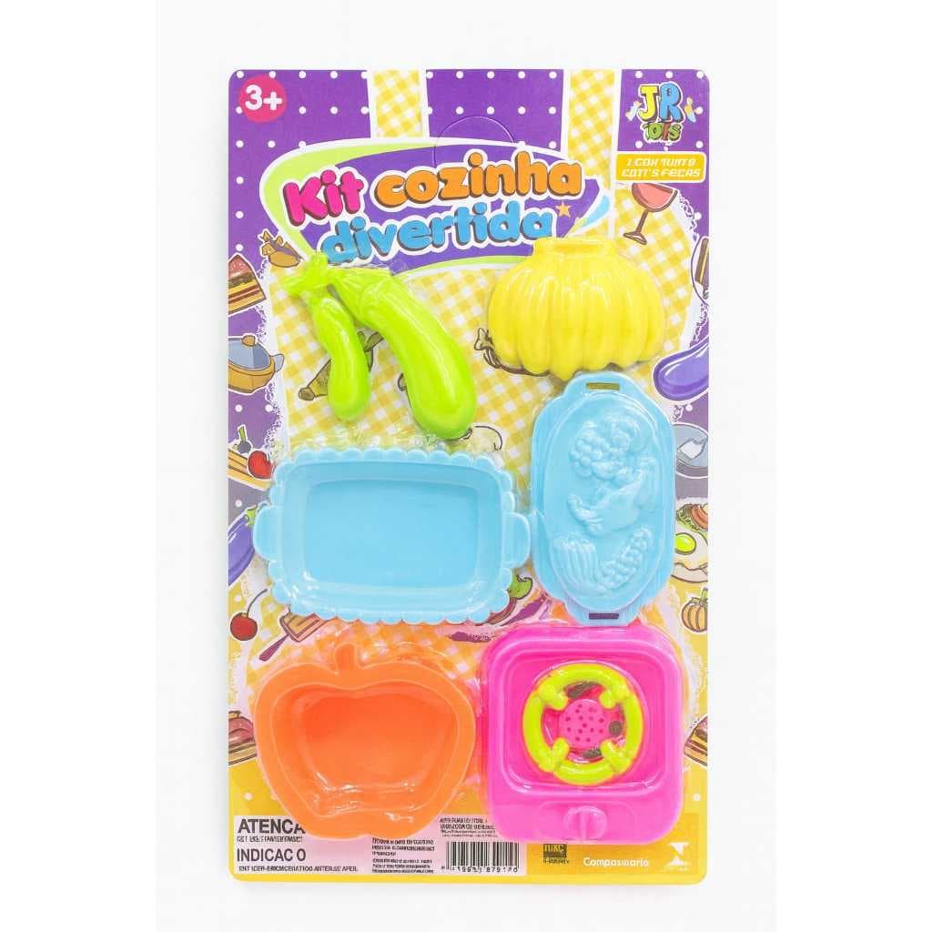Kit Panelinha Com Tampa Frigideira + Utensílios - Cozinha Divertida Faz De Conta Para Criança