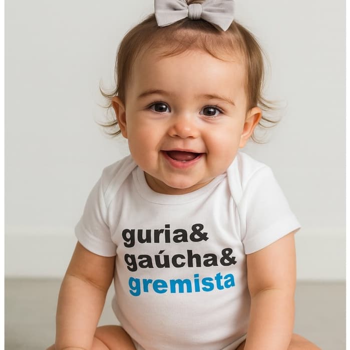 Roupinha Body De Bebe Guria Gaúcha Gremista Bodie Bebe Grêmio Barato