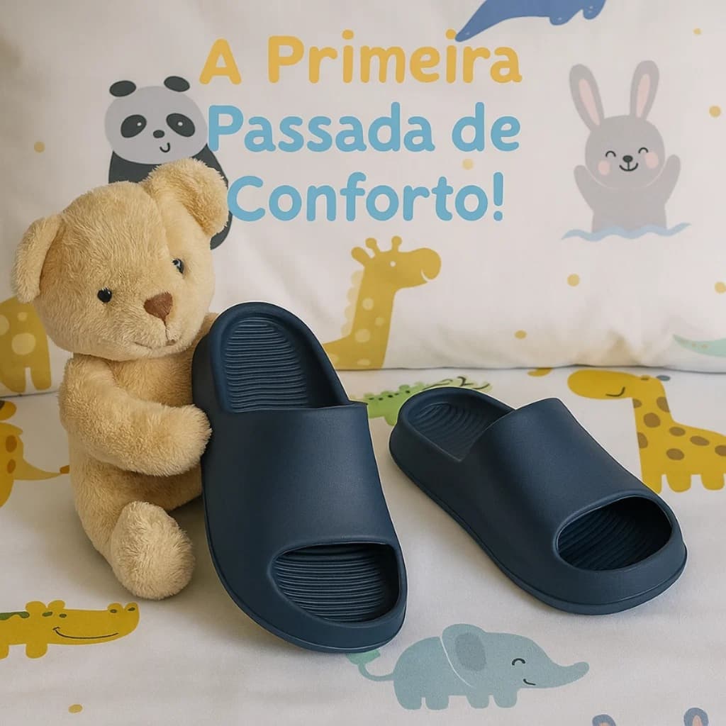 Chinelo Masculino e Feminino Infantil Slide do 26 ao 35 Praia 2 ref3