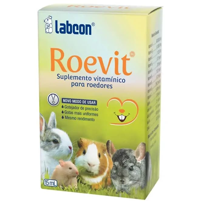 Labcon Roevit - Suplemento Premium para Roedores | Saúde e Bem-Estar para o Seu Pet