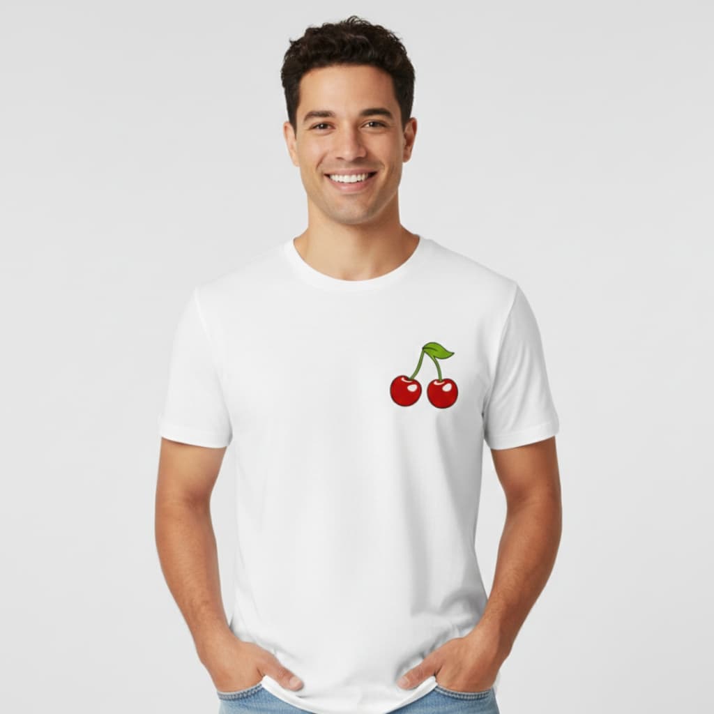 CAMISETA CEREJINHA FEMININA E MASCULINA | 100% ALGODÃO | ESTAMPADA | PREMIUM |  ENTREGA ULTRA RÁPIDA