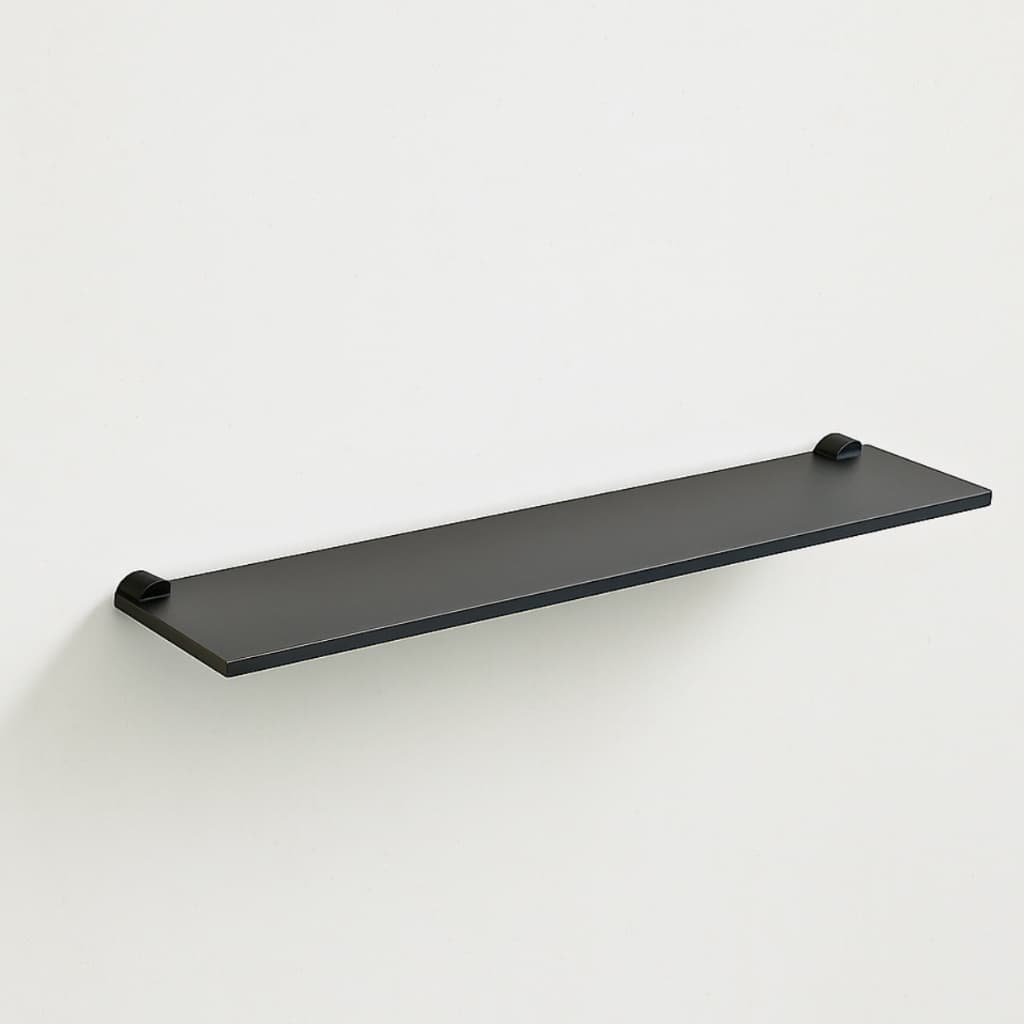 Prateleira Porta Shampoo - Vidro - 50x10cm - (Linha Black)