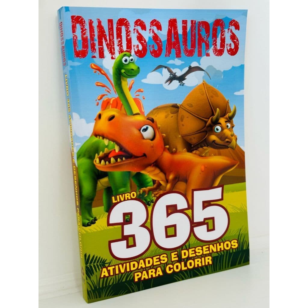 Dinossauros Livro 365 Atividades e Desenhos para Colorir