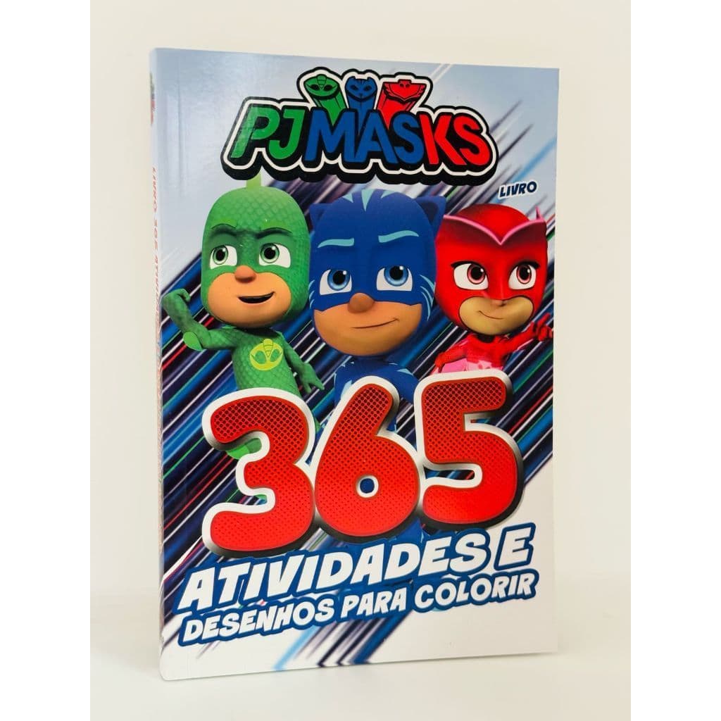 PJ Masks Livro 365 Atividades e Desenhos para Colorir