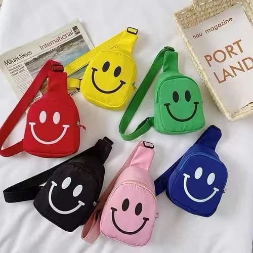 Bolsa Infantil Dinossauro &Sorridente Crianca Menina Menino 6 Cores6034-18