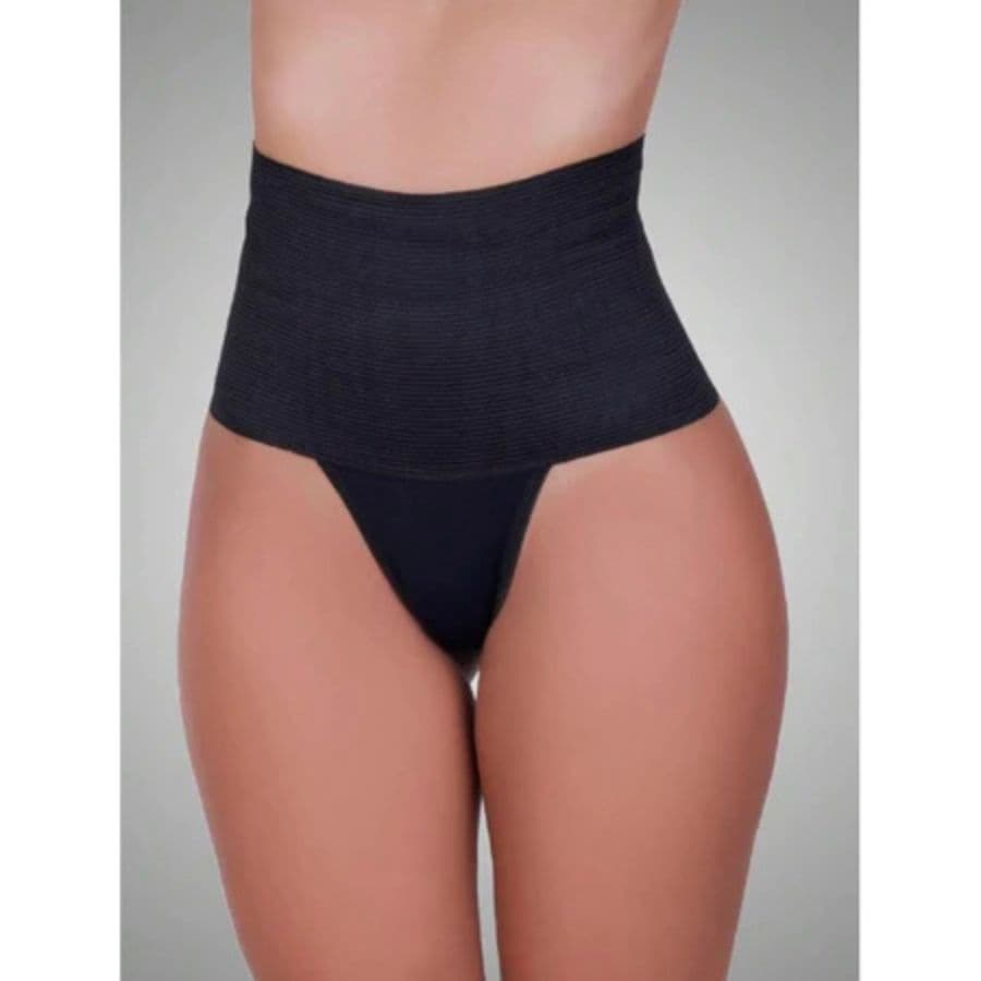 Cinta Modeladora Feminina Alta Compressão Cintura Alta Ajuste ao Corpo