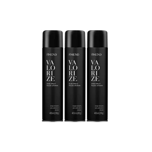Kit C/3un Hair Spray Ultra Forte Valorize Amend 400ml
