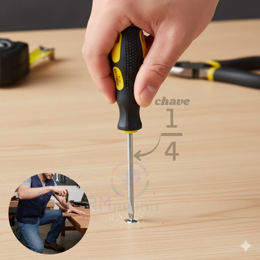 Peça Imantada Startools Chave De Fenda 1/4 8''