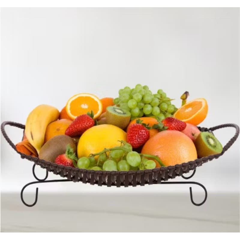 Fruteira Barca em Junco Para Mesa, Balcão!