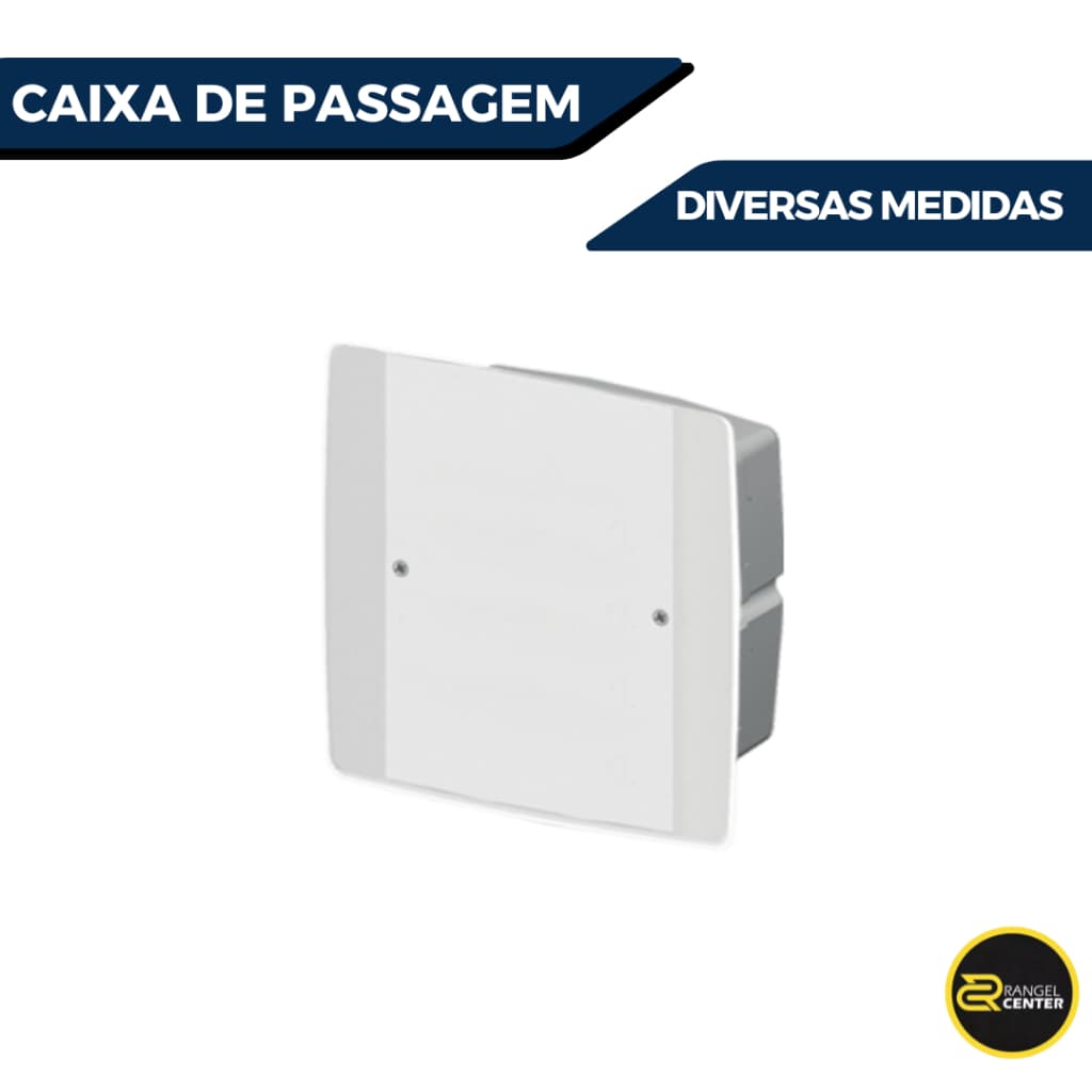 Caixa de Passagem Embutir (15x15 20x20 30x30) – Caixa Elétrica Para Organizar Fios - Ilumi