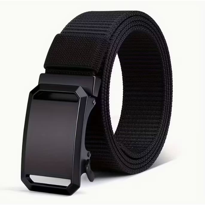 Moda Cinto Tático Masculino de Nylon com Fivela de Ferro de Liberação Automática Luxo Premium