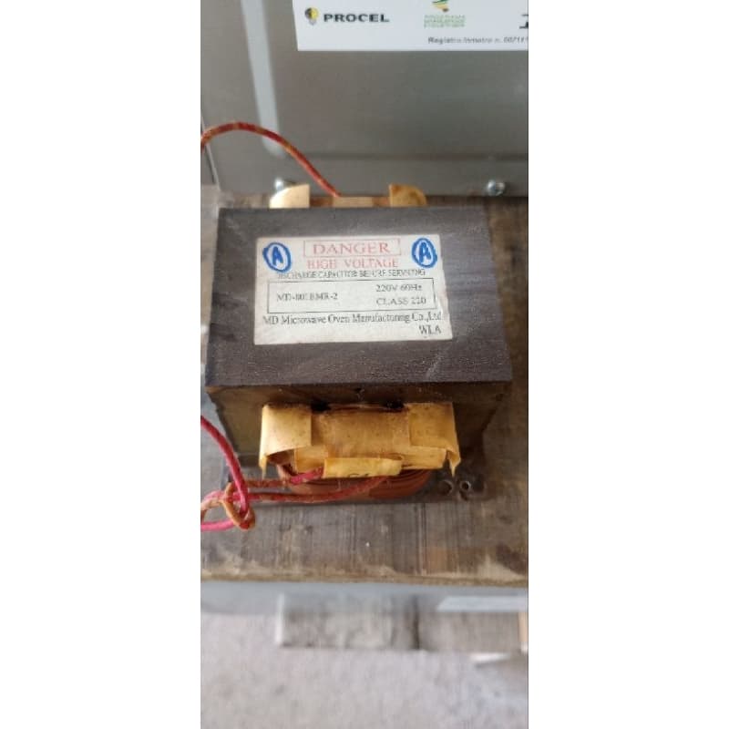Transformador Interno para Microondas Modelo MD-801BMR-2 220 VOLTS (LER DESCRIÇÃO)