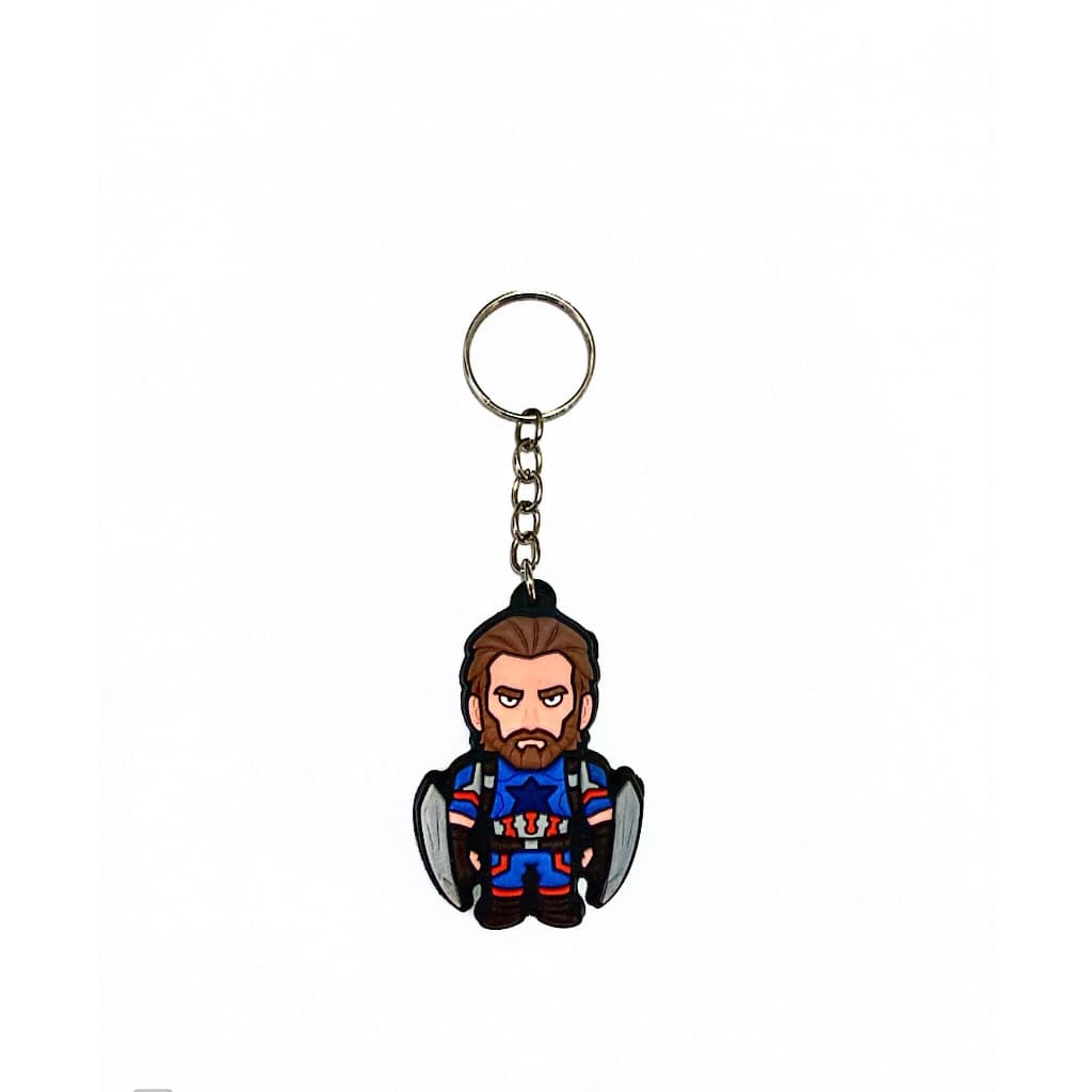 Chaveiro Emborrachado Capitão América (Marvel)