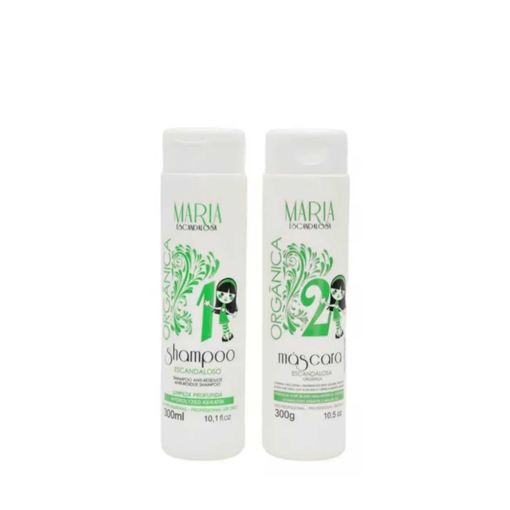 Kit Bonequinha Orgânica - sem Formol Redutor  de Volume  2x300ml Original