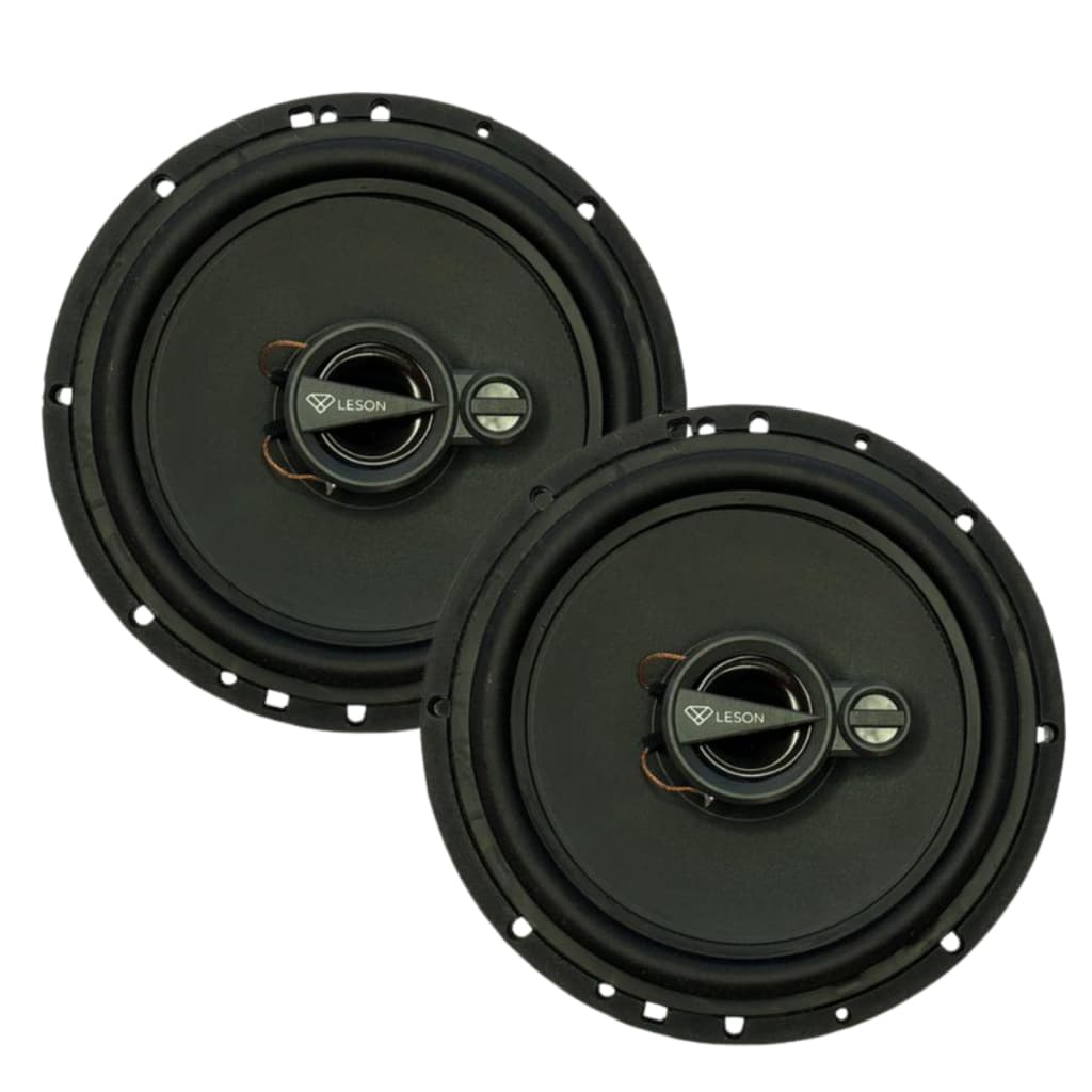 Par Alto Falantes Triaxial 6 Polegadas Leson Diamond 140w Som Carro Portas