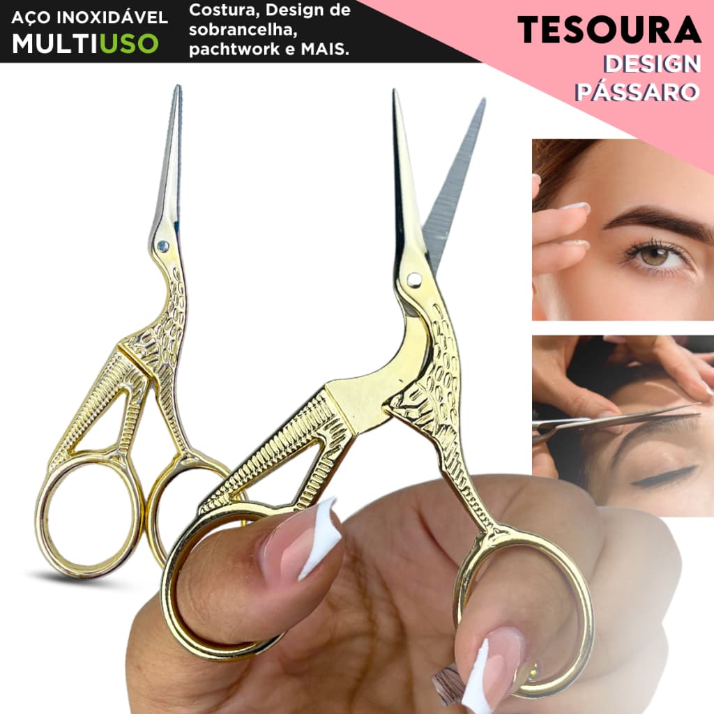 Tesoura Pássaro de Alfaiataria Profissional - Alta Precisão - MAZZAL
