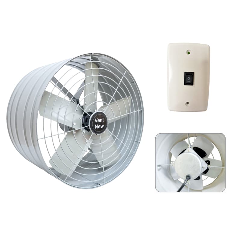Exaustor Alta Vazão 50cm Vent New vazão 22.320 m³/h 220V