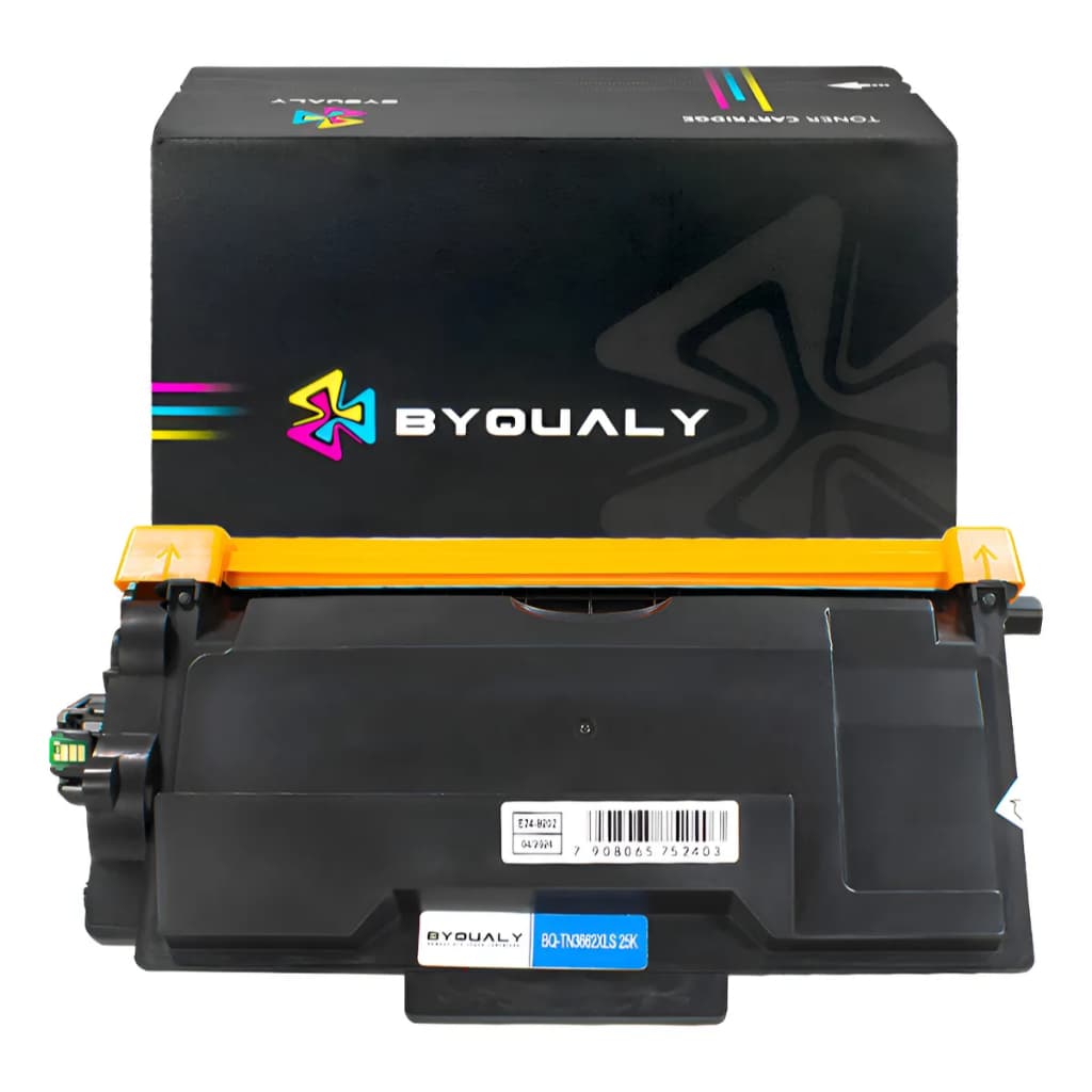 Toner TN3662XLS Compatível Brother 25K ByQualy – Alto Rendimento