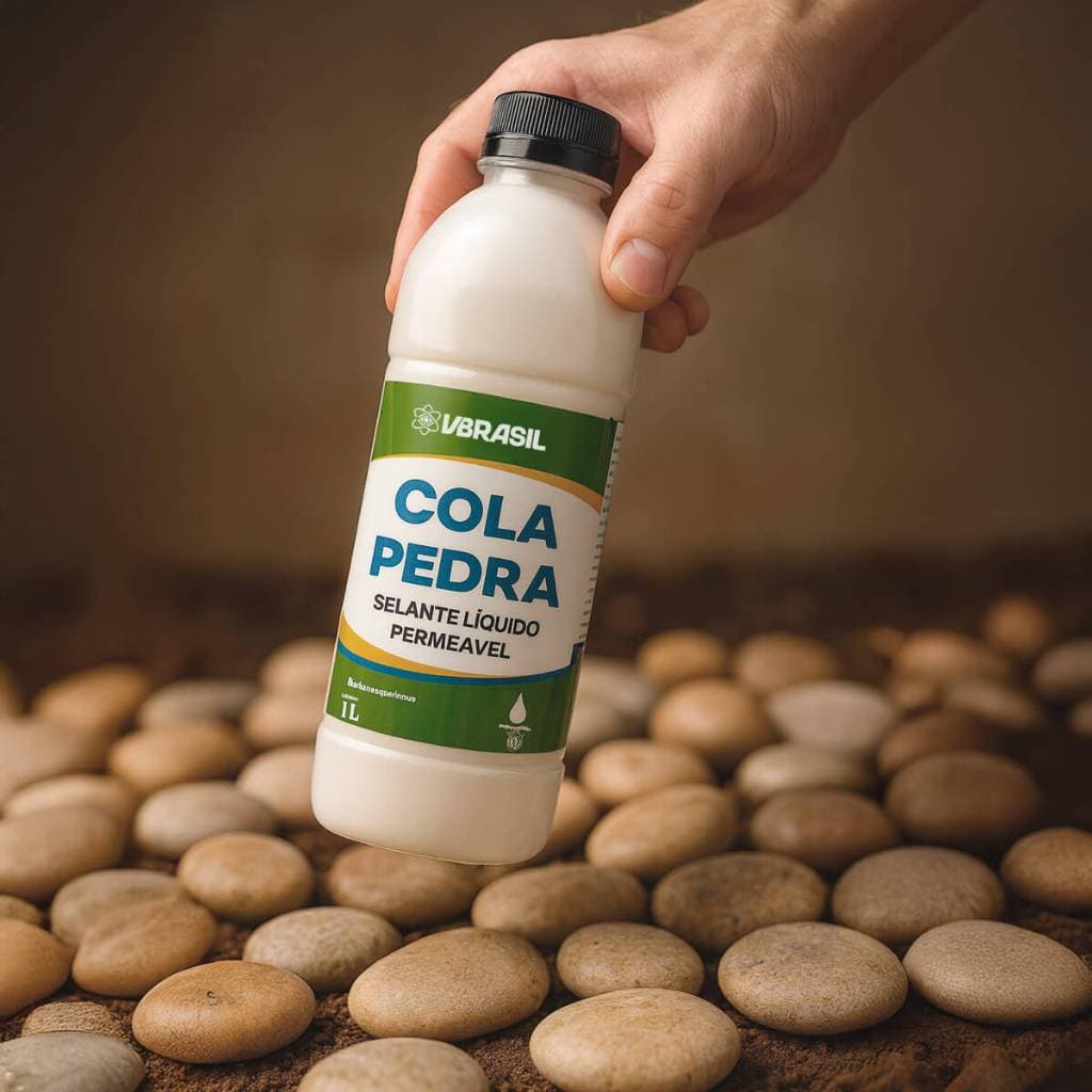 Cola Pedra Fixador de Pedras para Jardim de 1 Litro