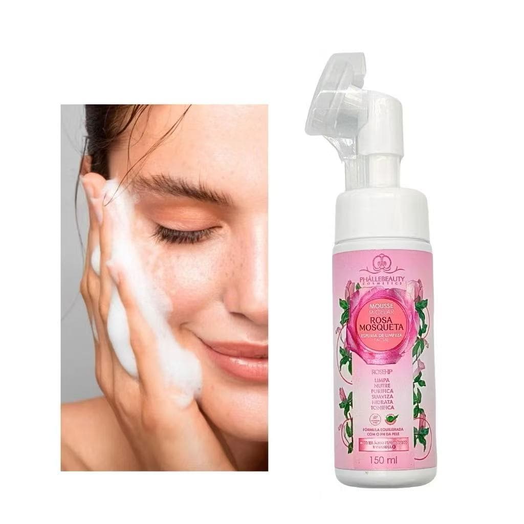 Mousse Micelar Rosa Mosqueta Phállebeauty 150ml PH0565
