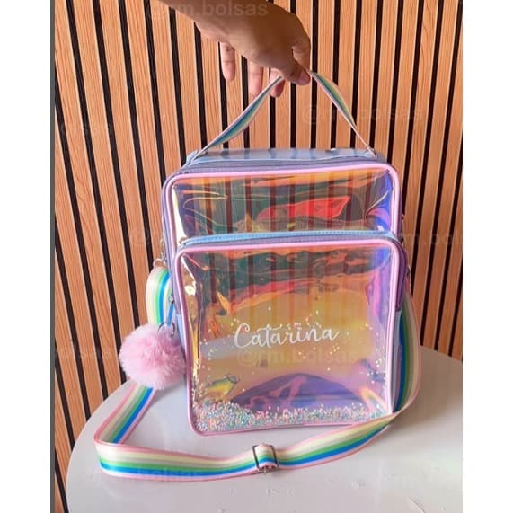 Bolsa 2 em 1 26x22cm com Nome até 9 letras RMbolsas