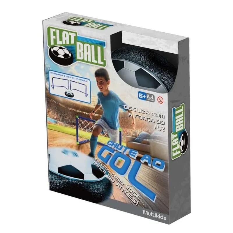 Flat Ball Bola Flutuante Chute Ao Gol Multikids Cor Branco